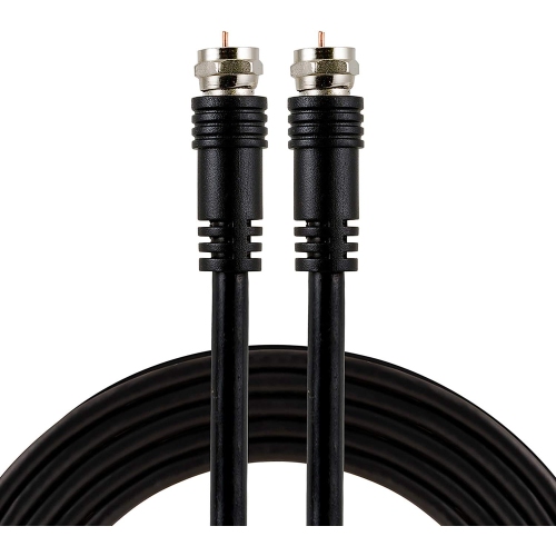 UNKNOWN  Rg6 Coaxial Cable, 50 Ft. F-Type Connectors, Double Shielded Coax, Input Output, Low Loss Coax, Ideal for Tv