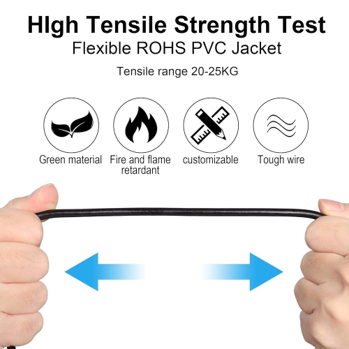 BNC Male to BNC Male Coaxial Cable Ultra Low Loss 50 ohm HD-SDI BNC Jumper Coax Extension Cable for Security