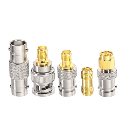 SMA Male to BNC Male Cable 6inches + 5pcs RF Coax Adapter Kit SMA to BNC Cable SMA BNC Adapter Cable Kit