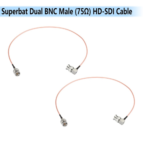 3G HD SDI Cable 50CM BNC Cable 75 Ohm for SDI Monitor Camera,Supports HD-SDI/3G-SDI/4K SDI Video Cable