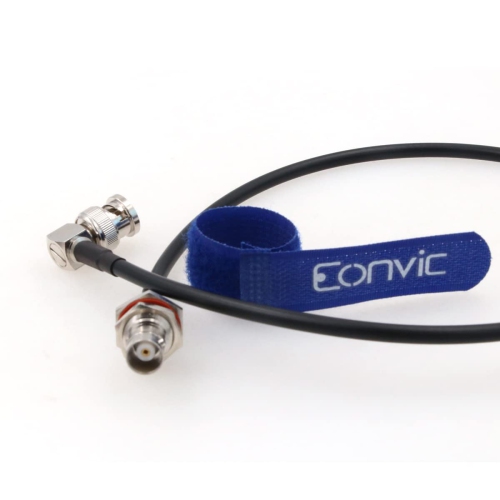 BNC Antenna Cable BNC Bulkhead Female to Right Angle BNC Male RG58 Coax Cable for GPS WiFi Antenna