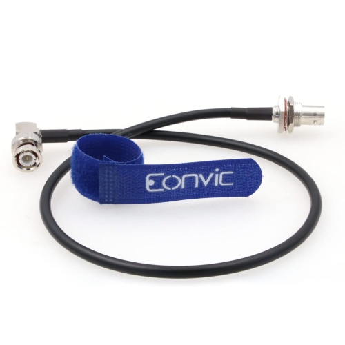 BNC Antenna Cable BNC Bulkhead Female to Right Angle BNC Male RG58 Coax Cable for GPS WiFi Antenna