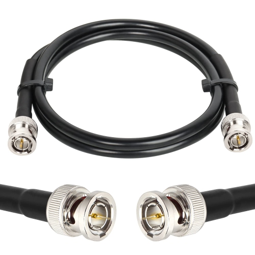 3FT SDI Cable, XRDS-RF HD-SDI Cable BNC to BNC Digital Video Cable RG59 BNC Cable Supports HD-SDI/3G/6G-SDI/4K/8K SDI