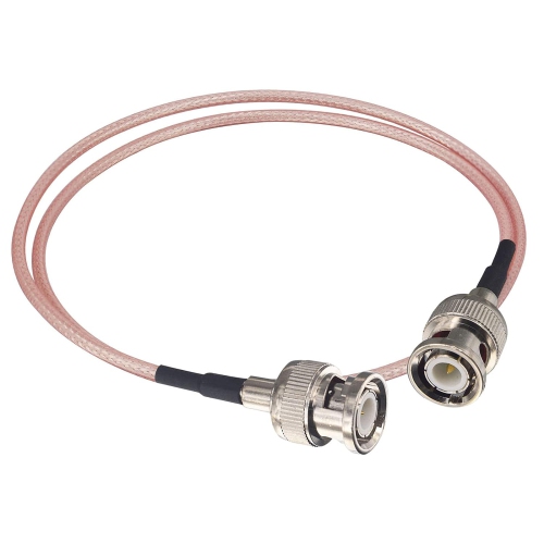 BNC Male Cable 19.68inch/50cm BNC Male to BNC Male Coaxial Cable RG316 RF Coax Antenna Extender Pigtail Jumper