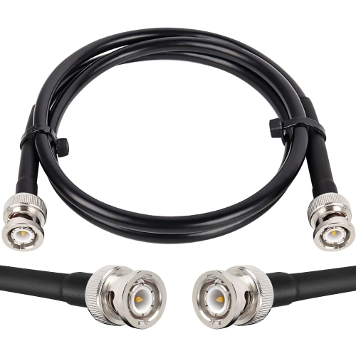 XRDS-RF 3FT BNC Male to BNC Male Coax Cable, BNC Male 50 Ohm RG58 Coaxial Cable