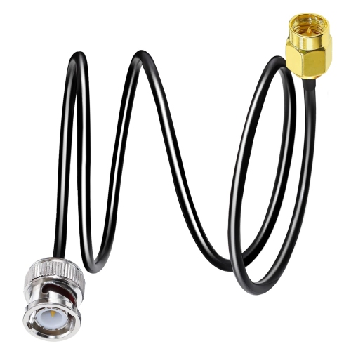 UNKNOWN  Bnc to SMA Jumper Cable Bnc Male Plug to SMA Male Extension Cable Rg58 3.3Ft (1M) SMA to Bnc Wifi Antenna