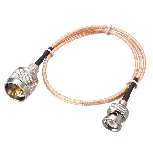 UNKNOWN  Coaxial Cable With Uhf (Pl259) Male to Bnc Male Connectors Low Loss Coax Cable Rg316 50 Ohm 3 Ft