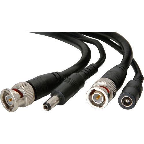 30 ft. RG59 and 2DC CCTV Cable with BNC Connector for CCTV Camera, Security Camera, Security System