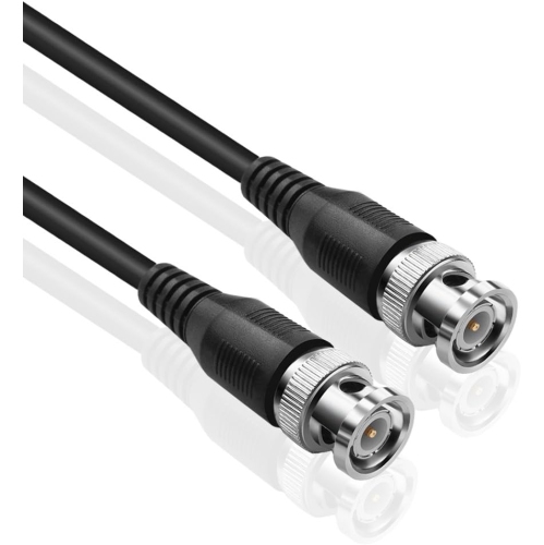 TNP SDI Cable Connectors RG6 Coaxial Cable Male to Male - Heavy Shielding, BNC to BNC Cord Connectors, HD SDI BNC