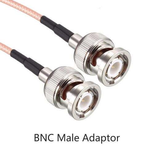 RG316 RF Coaxial Cable - 2pcs 0.5Ft RG316 Coax Cable 50 Ohm with BNC Male to BNC Male Connectors, Low Loss BNC