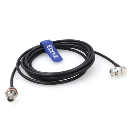 BNC Antenna Cable BNC Bulkhead Female to Right Angle BNC Male RG58 Coax Cable for GPS WiFi Antenna