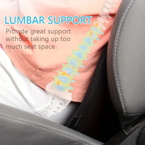 Memory Foam Car Seat Cushion, Suitable For Long-distance Car Driver Seats BLACK