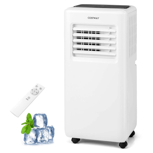 Costway 6500 BTU(ASHRAE 10000 BTU) Portable Air Conditioner 3 in 1 Air Cooler with Fan & Dehumidifier