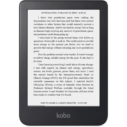KOBO  Clara 2E | Ereader | Glare-Free 6” HD Touchscreen | Comfortlight Pro Light Reduction In Blue