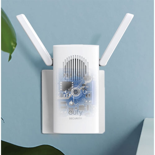 Boîte ouverte - sonnette vidéo Wi-Fi 2K avec carillon d'eufy - Noir/Blanc