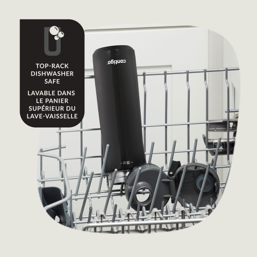 Contigo - bouteille d'eau isotherme en acier inoxydable, couvercle antifuite, sans BPA, capacité 591 ml