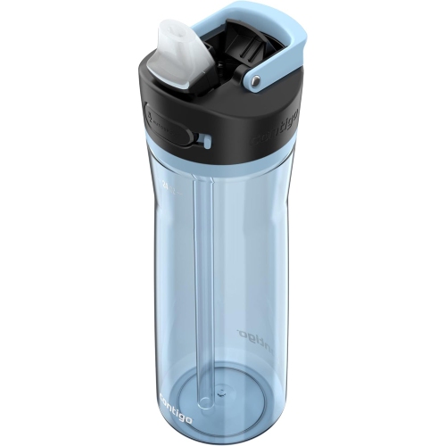 Contigo - bouteille d'eau avec couvercle antifuite et verrouillable, sans BPA, capacité 709 ml, bleu