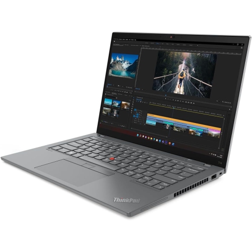 Lenovo ThinkPad T14 Gen 4 Laptop, Core i5 13th gen i5-1335U, 16GB RAM, 512GB SSD, Windows 11 Pro, 14" WUXGA Gray (Refurbished - Excellent)