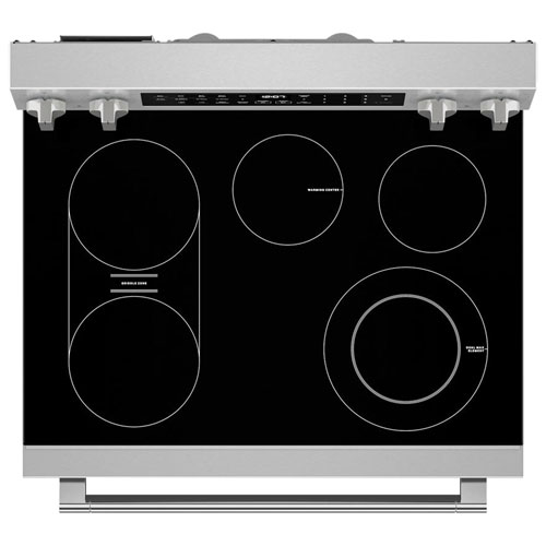 Cuisinière électrique à 5 éléments avec convection véritable et friture à l'air chaud 5,3 pi³ 30 po de Maytag - Acier inoxydable