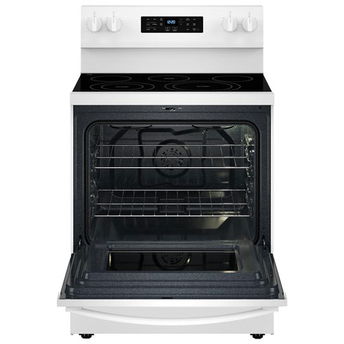 Whirlpool 30" 5.3 Cu. Ft. Fan Convection Freestanding Electric Air Fry Range - White