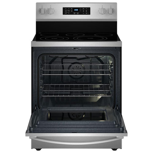 Whirlpool 30" 5.3 Cu. Ft. Fan Convection Electric Air Fry Range - Stainless Steel