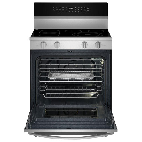Whirlpool 30" 5.3 Cu. Ft. True Convection Electric Range - Fingerprint Resistant Stainless
