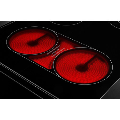 Cuisinière électrique avec four autonettoyant et friture à l'air chaud 5,3 pi³ 30 po de Maytag - Acier inoxydable résistant aux traces de doigts