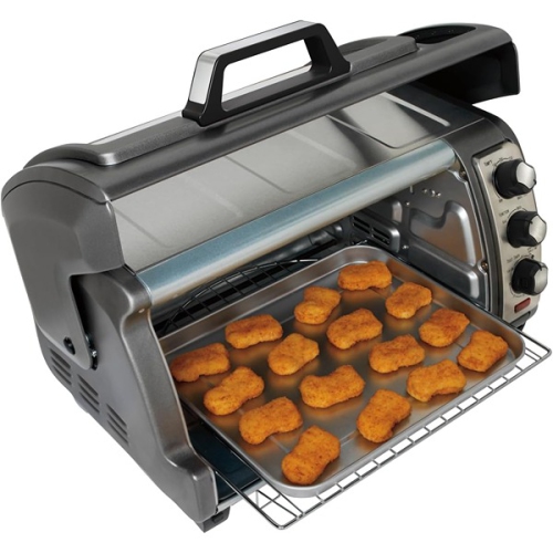 Hamilton Beach ‎42.55 x 27.33 x 50.19 cm Easy Reach Toaster Oven 6 Slices ‎Black