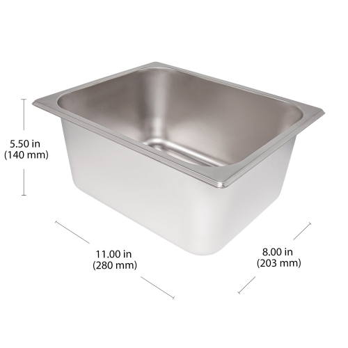 AR-HEF81 Deep Fryer | 1-Basket Electric Fryer for Commercial Use | Stainless Steel | 6 L Capacity | 110V