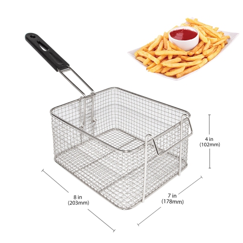 AR-HEF82 Double Deep Fryer | 2-Basket Electric Fryer for Commercial Use| Stainless Steel | 12 L | 110V