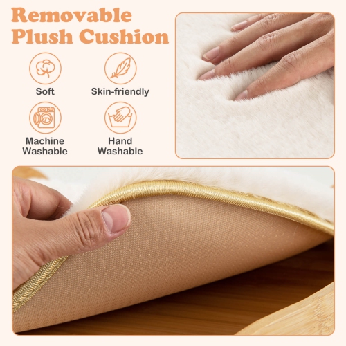 Costway 2-tier Cat Tower for Indoor Cats with Double Beds Removable & Washable Cushions