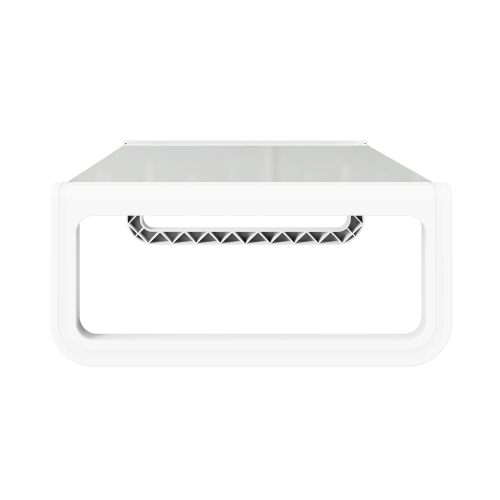 Amer Mounts - PC Monitor Riser Shelf With Keyboard Storage Space - AMRSR100CW