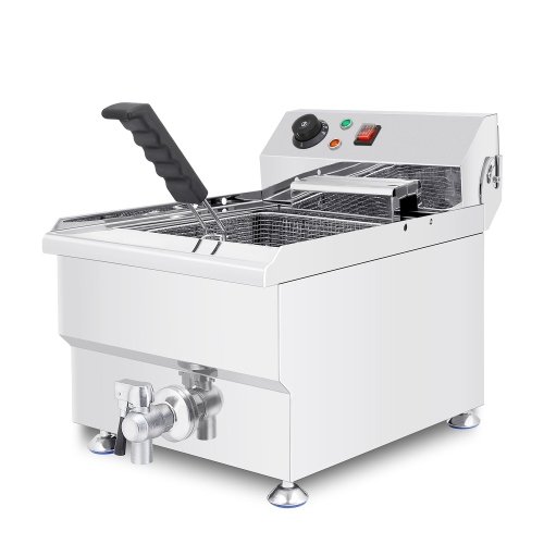 AP-400 Friteuse commerciale | 17&nbsp;L | Friteuse à huile électrique | Machine à collation avec panier amovible | 110&nbsp;V