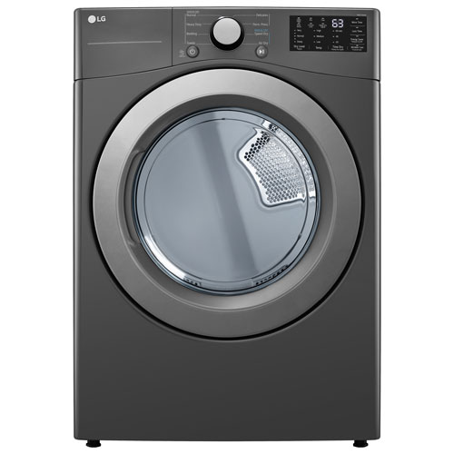 LG 7.4 Cu. Ft. Electric Dryer - Middle Black