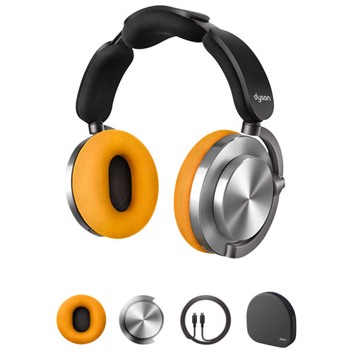 Dyson OnTrac Over-Ear Noise Cancelling Bluetooth Headphones - CNC Aluminium