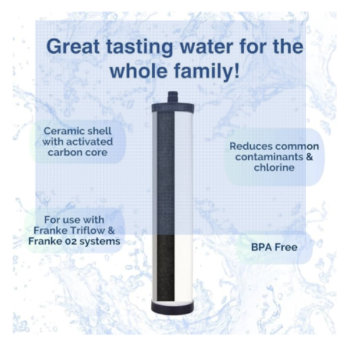 Chandelle à filtre à eau Doulton M15 UltraCarb, W9223021 oz