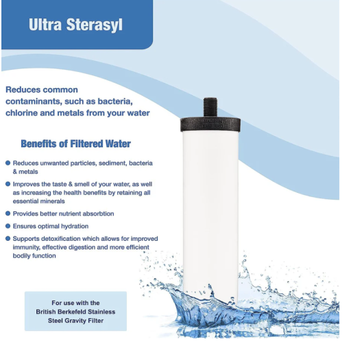Filtre à eau en céramique Ultra Sterasyl de British Berkefeld W9121226