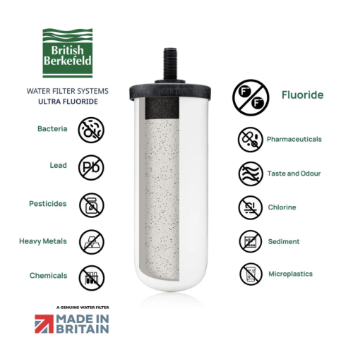 Filtre à eau ultra fluorure de British Berkefeld W9120133