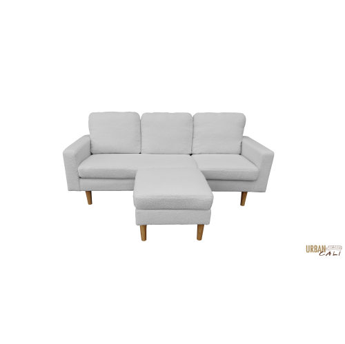 Urban Cali Hillsborough 76" Wide Boucle Sectional Sofa with Reversible Chaise