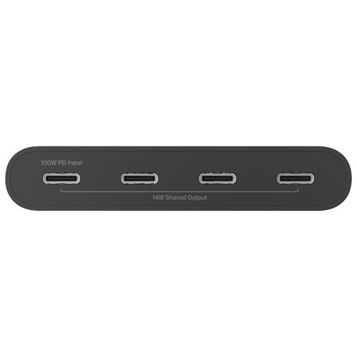 Concentrateur USB-C 4-en-1 CONNECT de Belkin avec Power Delivery