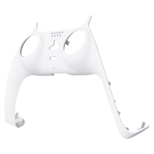 White Decorative Trim Shell Compatible with ps5 Controller, DIY Replacement Clip Shell, Custom Plates Cover Compatible with ps5 Controller with