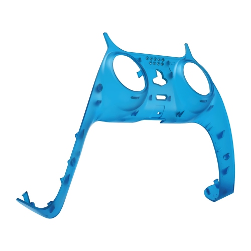 Clear Blue Decorative Trim Shell Compatible with ps5 Controller, DIY Replacement Clip Shell, Custom Plates Cover Compatible with ps5 Controller with