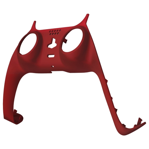 Passion Red Decorative Trim Shell Compatible with ps5 Controller, Soft Touch DIY Replacement Clip Shell, Custom Plates Cover Compatible with ps5