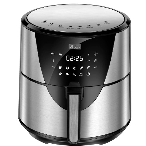 Ultima Cosa Presto Luxe Grande Air Fryer 8L Stainless Steel TXG-FS075A, Silver