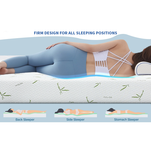 UltraFlex SolidSleep- Canadian-Made FIRM Gel Infused Reversible Comfort With Pressure Relief, Cooling Technology, Bamboo Cover, CertiPUR-US®
