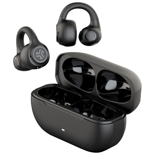 JLAB Flex Open-Ear True Wireless Earbuds - Black