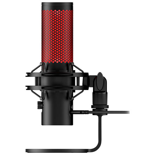 Microphone de jeu USB QuadCast 2 de HyperX - Noir/Rouge