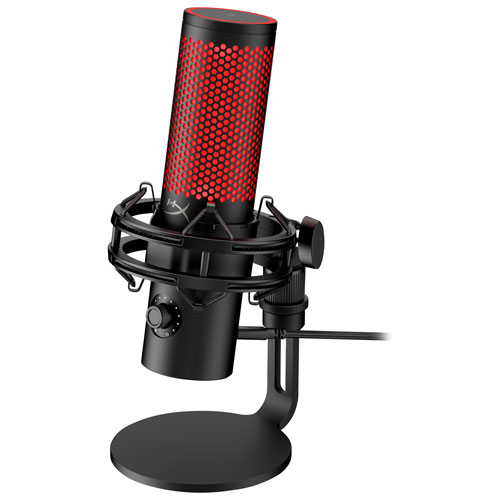 Microphone de jeu USB QuadCast 2 de HyperX - Noir/Rouge