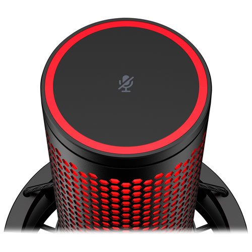 Microphone de jeu USB QuadCast 2 de HyperX - Noir/Rouge
