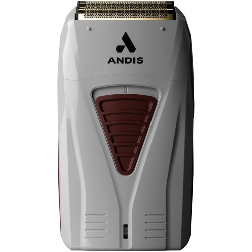 Andis TS-1 17235 Pro Foil Lithium Titanium Foil Shaver, Cord/Cordless, Smooth Shaving Cordless Shaver with Charger, Gray